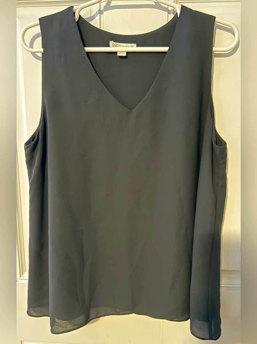 Cato Black V-Neck Sleeveless Camisole